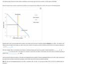 The following graph shows the money market in equilibrium at an interest rate of 6% and a quantity of money equal to $30 billion.
Show the impact of the increase in government purchases on the interest rate by shifting one or both of the curves on the following graph.
12
Money Supply
10
Money Demand
8
Money Supply
Money Demand
2
10
20
30
40
50
60
MONEY (Billions of dollars)
Suppose that for each one-percentage-point increase in the interest rate, the level of investment spending declines by $1 billion. The change in the
interest rate (according to the change you made to the money market in the previous scenario) therefore causes the level of investment spending to
by
After the multiplier effect is accounted for, the change in investment spending will cause the quantity of output demanded to
by
at each price level. The impact of an increase in government purchases on the interest rate and the level of investment spending is
known as the
effect.
Use the purple line (diamond symbol) on the graph at the beginning of this problem to show the aggregate demand curve (AD3) after accounting for
the impact of the increase in government purchases on the interest rate and the level of investment spending.
Hint: Be sure your final aggregate demand curve (AD3 ) is parallel to AD1 and AD2. You can see the slopes of AD1 and AD2 by selecting them on
the graph.
INTEREST RATE
st
