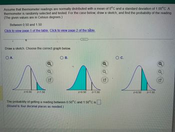 Answered: Assume That Thermometer Readings Are… | Bartleby