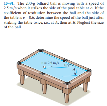 pool table balls moving