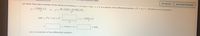 Used
MY NOTES
(a) Show that every member of the family of functions y = (4 In(x) + C)/x, x > 0, is a solution of the differential equation xy' + xy = 4. (Simplify as much as possible.)
ASK YOUR TEACHER
y - 4 In(x) + C
Y - 4x: (1/x) - (4 In(x) +C)
x2
LHS = xy' + xy = x2.
+ x.4 In(x) t C
+ 4 In(x) + C =
- RHS,
so y is a solution of the differential equation.
