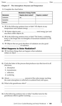 Answered: 5. Complete the chart below. Mechanism… | bartleby