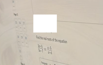 Answered: Find The Real Roots Of The Equation B… | Bartleby