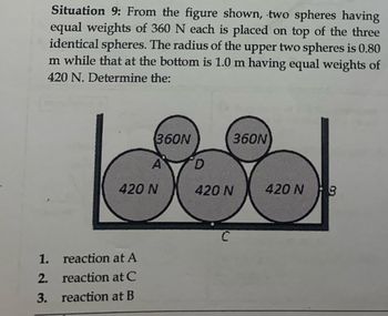 Answered: Situation 9: From The Figure Shown, Two… | Bartleby