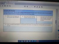 wer of Compounding - fillable.pdf-Adobe Acrobat Reader DC
t View Window Help
Tools
The Power of Comp.. x
早2 a D
2 / 4
Scenario #2: Pamela
Pamela is also a saver. She sets aside $100 per month during her 40 year career. She invests in the US stock market*
through an index fund that averages a 7% return over this 40 year period.
Co
5. What is the total balance in
6. How much of the total did
or
7. How much money did Pamela
make through compounded
returns in this investment
the account after 40 years?
Pamela contribute herself?
Se
account?
Co
8. Why is Pamela's total balance so much greater than Raul's even though she contributed the same amount as
he did?
Doc
Eng
Cor
O Type here to search
立
