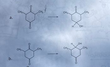 b.
CH3
CH3-
CH3
CH3-
a.
H
OH
«НИ
H
OH
CH3-
CH3
CH3
CH3-
O:
Ho Ho Hoo