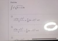 Answered: Find the 4 - x' -x²(4 – x²) = 2 i5 (4 -… | bartleby