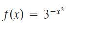 f(x) = 3-x2
