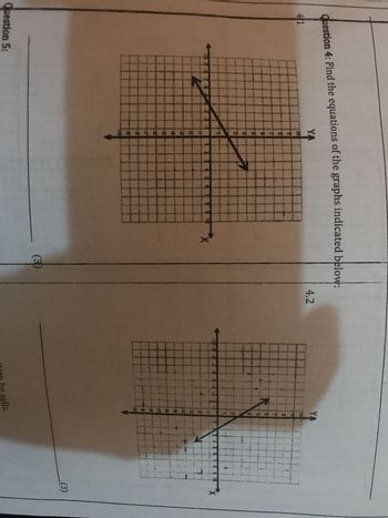 Answered: Question 4: Find The Equations Of The… | Bartleby