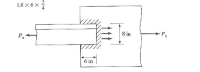 Answered: For the L8X6X3/4 angle shown below,… | bartleby