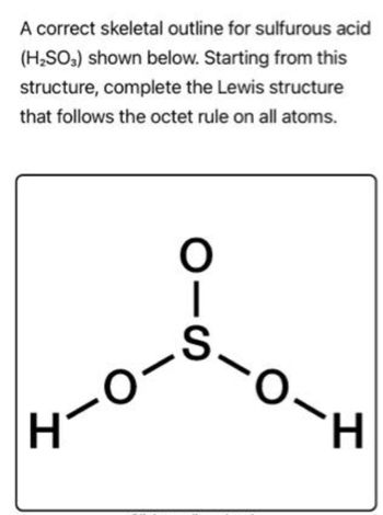 Answered: A correct skeletal outline for… | bartleby