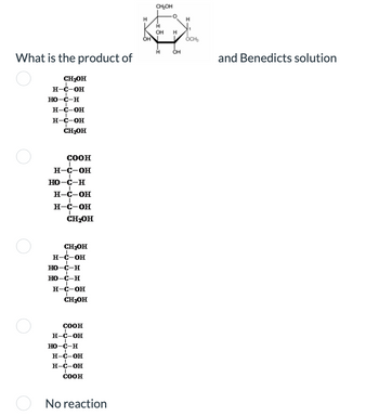 Answered What is the product of CH OH H C OH bartleby