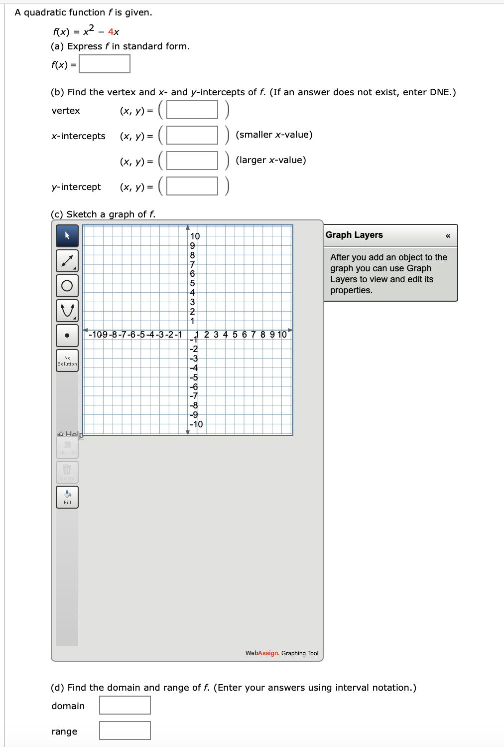 Answered A Quadratic Function F Is Given F X Bartleby