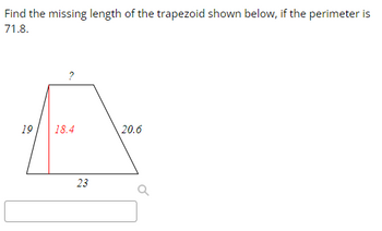 Answered: Find the missing length of the… | bartleby