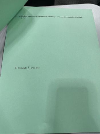 Answered: (a) Find The Area Bounded Between The… | Bartleby