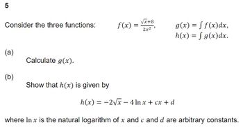 Answered: Consider The Three Functions: (a) (b)… | Bartleby