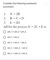 Answered: Consider The Following Numbered… | Bartleby