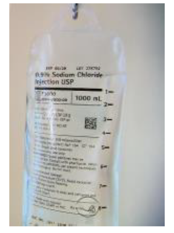 LET
0.9 Sodium Chloride
Injection USP
rione
0:00
SERE
1000 ml