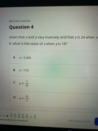 Answered: Given That X And Y Vary Inversely And… | Bartleby