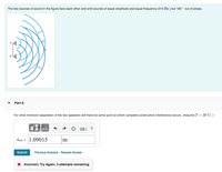 Answered: The Two Sources Of Sound In The Figure… | Bartleby