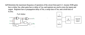 Answered: 6.5 Determine the maximum frequency of… | bartleby