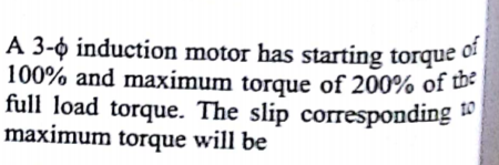 What is the difference between maximum torque and full load torque