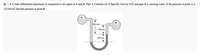 Q':A U-tube differential manometer is connected to two pipes at A and B. Pipe A Contains oil of Specific Gravity 0.92 and pipe B is carrying water. If the pressure at point A is
125 kN/m? find the pressure at point B.
350 mm
150 mm
250 mm
