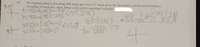 10.
An airplane pilot is traveling 400 miles per hour 52° west of north. He meets a wind current that is
traveling 10 mph due west. What is the pilot's resultant velocity?
y=400smC(142)=246
F325,246)
tam =370
10.
