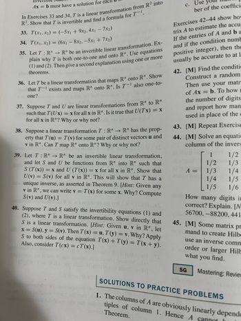 Answered: Ax = B Must Have A Solution For Eac In… | Bartleby