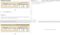 ### Educational Content on Database Tables and SQL Queries

#### Problems 8.16-8.25 Overview

**Tables and Figures:**

- **Database Name: Ch08_SimpleCo**
- **Tables Included:**
  - **CUSTOMER Table:**
    - **Fields:** CUST_NUM, CUST_LNAME, CUST_FNAME, CUST_BALANCE
    - **Data Sample:**
      - (1000, Smith, Jeanne, 1050.11)
      - (1001, Ortega, Juan, 840.92)

  - **INVOICE Table:**
    - **Fields:** INV_NUM, CUST_NUM, INV_DATE, INV_AMOUNT
    - **Data Sample:**
      - (8000, 1000, 23-Mar-16, 235.89)
      - (8001, 1000, 23-Mar-16, 312.82)
      - (8002, 1001, 30-Mar-16, 528.10)
      - (8003, 1000, 12-Apr-16, 194.78)
      - (8004, 1000, 23-Apr-16, 619.44)

**Figure P8.16: CH08_SIMPLECO DATABASE TABLES** visualizes the data structure for easy reference.

#### Problem 19 Instructions

- **Task:** Write the SQL commands required to insert new data into the `INVOICE` table as per the design in Problem 17.
- **Date Format:** Use the `YYYY-MM-DD` format when entering dates.

#### Example SQL Query

The SQL command provided for inserting data into the `INVOICE` table is as follows:

```sql
INSERT INTO INVOICE(INV_NUM, CUST_NUM, INV_DATE, INV_AMOUNT)
VALUES(8005, 1000, '2016-10-20', 500.22);
```

To view the data in the `INVOICE` table, you can use:

```sql
SELECT * FROM INVOICE;
```

#### SQL Viewer

- A tool or interface to run SQL queries and visualize results.

**Note:** Ensure that you adjust the problem numbers and content as per the context needed for educational dissemination.