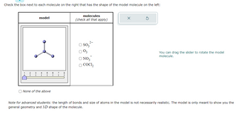 Answered: Check the box next to each molecule on… | bartleby