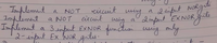 Tmplemet
Inplemnt
Imflumut a 3 input EXNOR funetuon using only
2-diput Ex NOR gals.
NORS
ing
adinput 'ExNORJat
a
NOT
a
a NOT
ciecit
