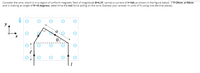 Consider the wire, which is in a region of uniform magnetic field of magnitude B=6.3T, carries a current of I=16A as shown in the figure below. If e=29cm, a=58cm
and is making an angle of 0=16 degress, determine the net force acting on the wire. Express your answer in units of N using one decimal places.
у
I
100
