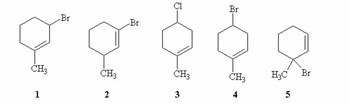 Br
grilg
CH3
CH3
1
Br
CH3
2
3
Br
CH3
4
H3C
5
Br