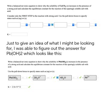 Answered Write a balanced net ionic equation to bartleby