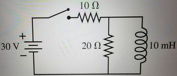 +
30 V –
10 Ω
Μ
20 Ω
Μ
eeer
10 mH