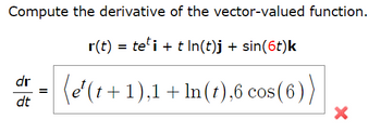 Answered: Compute the derivative of the… | bartleby