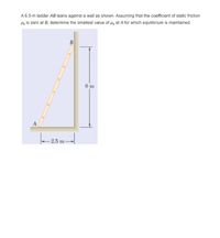 Answered: A 6.5-m Ladder AB Leans Against A Wall… | Bartleby