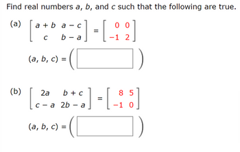 Answered: Find Real Numbers A, B, And C Such That… | Bartleby