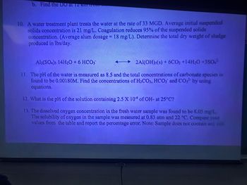 Solved 3. The average wastewater flow to a WWTP is 40,000