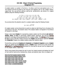 Solved ICS 108 - Object-Oriented Programming Project Design