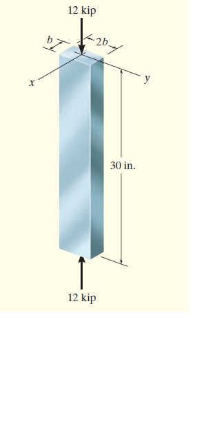 12 kip
-20-/
y
х
30 in.
12 kip
