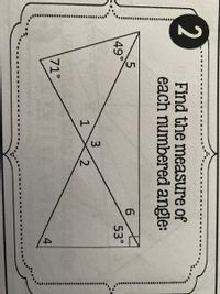 Answered: 2 Find The Measure Of Each Numbered… | Bartleby