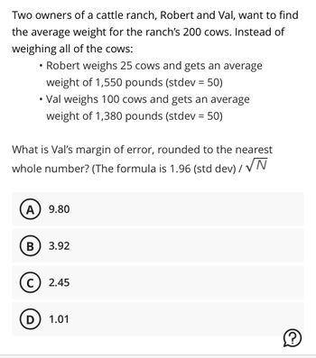 Answered: Two owners of a cattle ranch, Robert… | bartleby