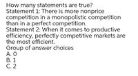 Answered: How Many Statements Are True? Statement… | Bartleby