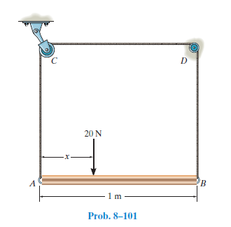 20 N
в
Prob. 8–101
