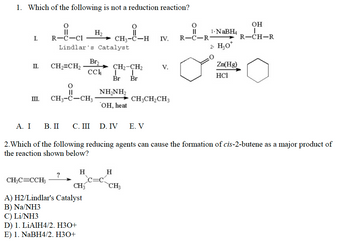 Answered: 1. Which of the following is not a… | bartleby