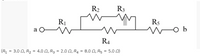 R2
R3
R1
R5
a
R4
(R1 3.0 Ω, R,
4.0 Ω, RS = 2.0 Ω, R4-8.0 Ω, R5
5.0 Ω)
