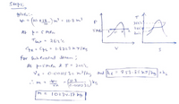 given'.-
+ = (10 t18_) m? - 11-8 m3
364°c
264°
2.
Tsat
264°C
pe- Cps= 1.8723 kJ/Kg
for sub loaleed Steam ;
At þesmfa &T= 200°%
Ve: O:v0il5 30m3lkg =h
and he
853.85 kJ/ hg
,^ m 2
(1.8
kg
10234.17 kg
