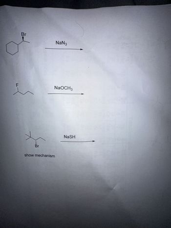 Answered: Br I Br Nan3 Naoch 3 Show Mechanism… 