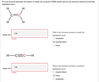 Answered For each molecule determine the number bartleby